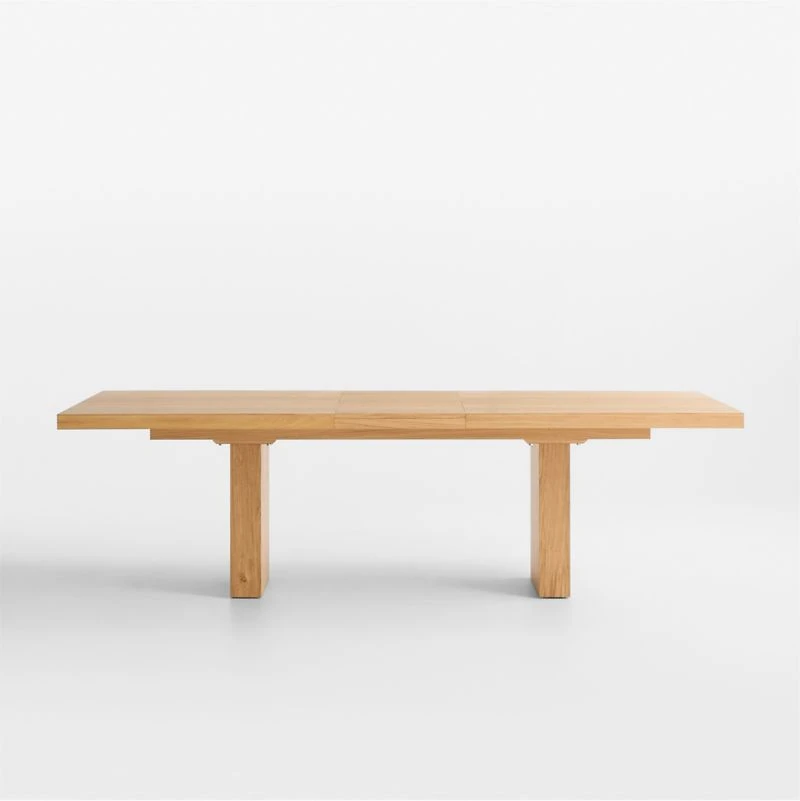Ibiza 84"-103" Oak Wood 4-Way Extendable Dining