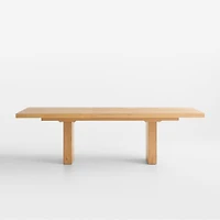 Ibiza 84"-103" Oak Wood 4-Way Extendable Dining