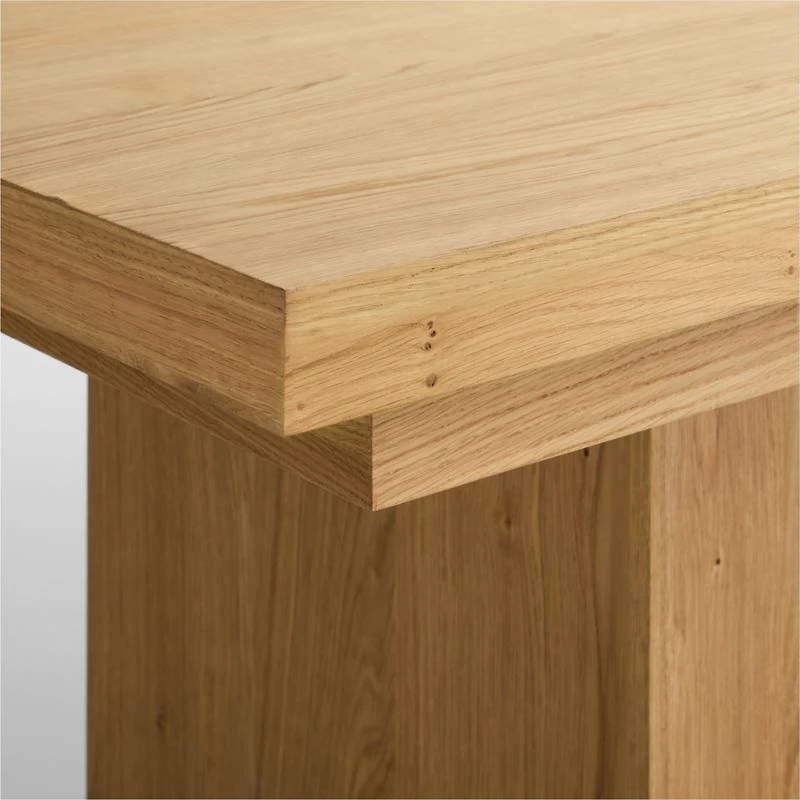 Ibiza 84"-103" Oak Wood 4-Way Extendable Dining