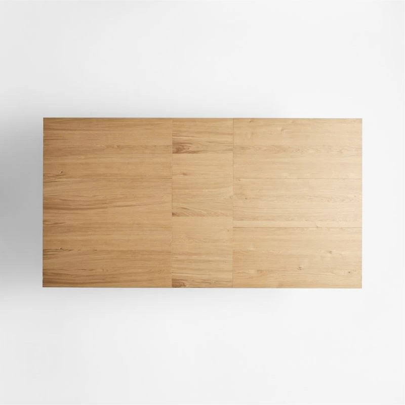 Ibiza 84"-103" Oak Wood 4-Way Extendable Dining