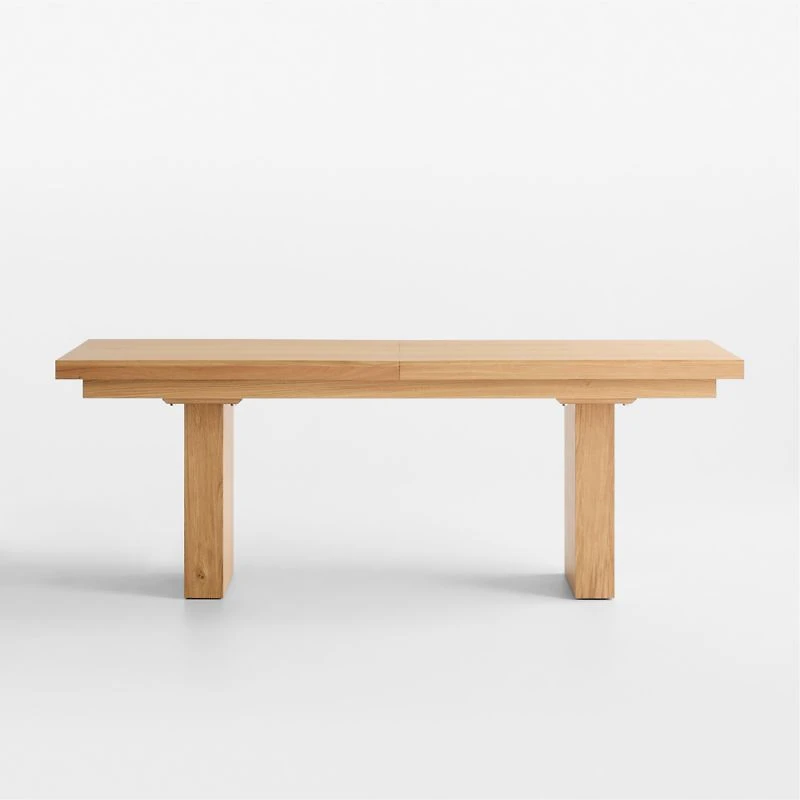 Ibiza 84"-103" Oak Wood 4-Way Extendable Dining
