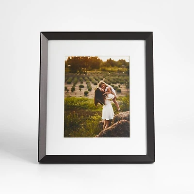 Icon Wood 8x10 Black Tabletop Picture Frame