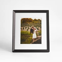 Icon Wood 8x10 Black Tabletop Picture Frame