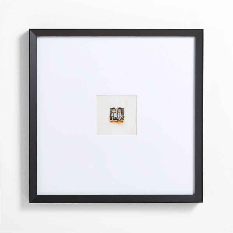 Icon Wood 5x5 Black Picture Frame