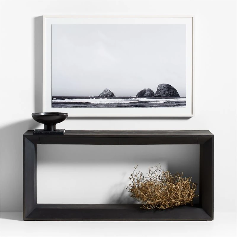 "In the Distance" by Eric Muhr Black and White Photograph 60"x40" Framed Wall Art Print