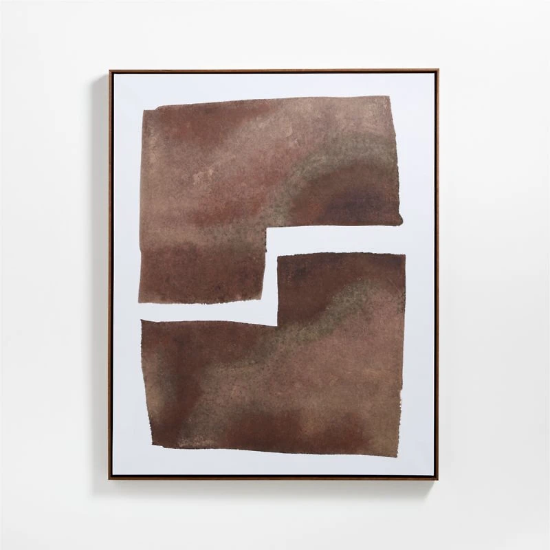 "Ink Shade Study IV" Framed Wall Art Print 41.5"x51.5" by Dawn Sweitzer