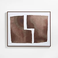 "Ink Shade Study IV" Framed Wall Art Print 41.5"x51.5" by Dawn Sweitzer