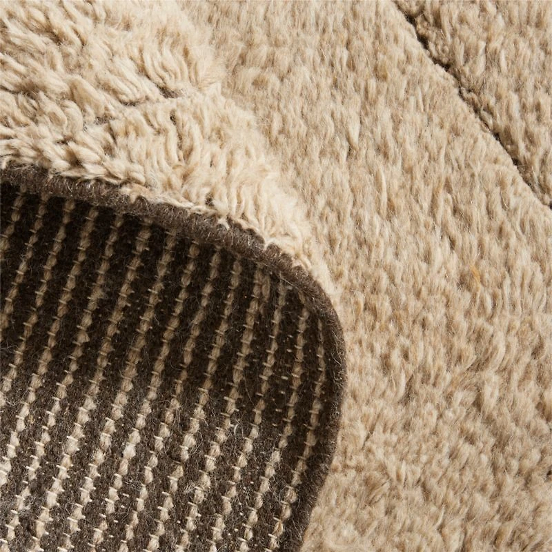 Innsbruck Wool Handwoven Caramel Brown Area Rug 9'x12'