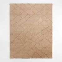 Innsbruck Wool Handwoven Caramel Brown Area Rug 9'x12'