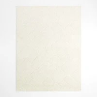 Innsbruck Wool Handwoven Ivory Rug Swatch 12"x18"