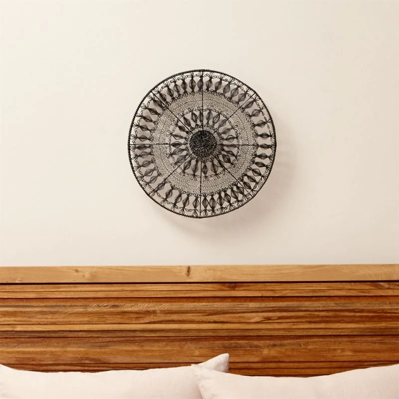 Intricate Circle Small Metal Wall Art
