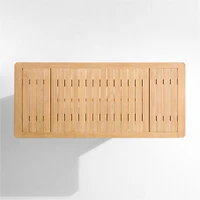 Ipanema 86" Teak Wood and Resin Outdoor Dining Table