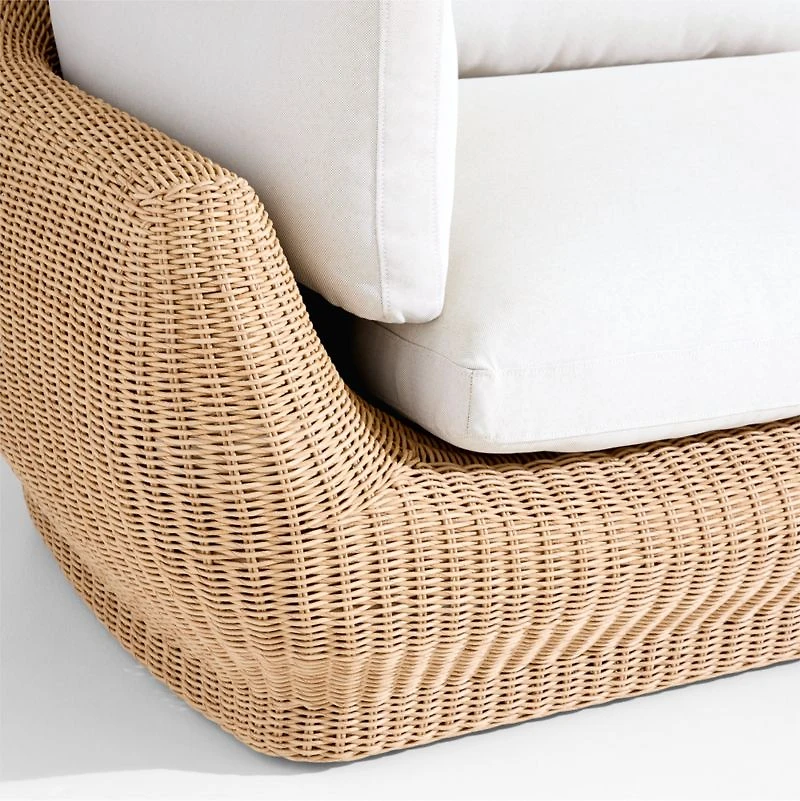 Ipanema 94.5" Wicker Outdoor Sofa with Cushions
