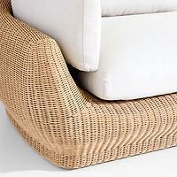 Ipanema 94.5" Wicker Outdoor Sofa with Cushions