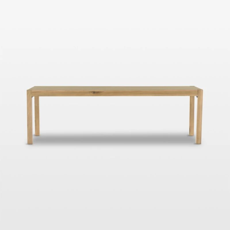 Isador 96" Natural Wood Dining Table