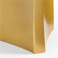 Isla Brass Triangle Mini Table Lamp 13"