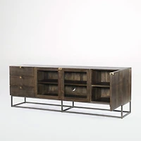 Ivan 79" Storage Media Console with Drawers