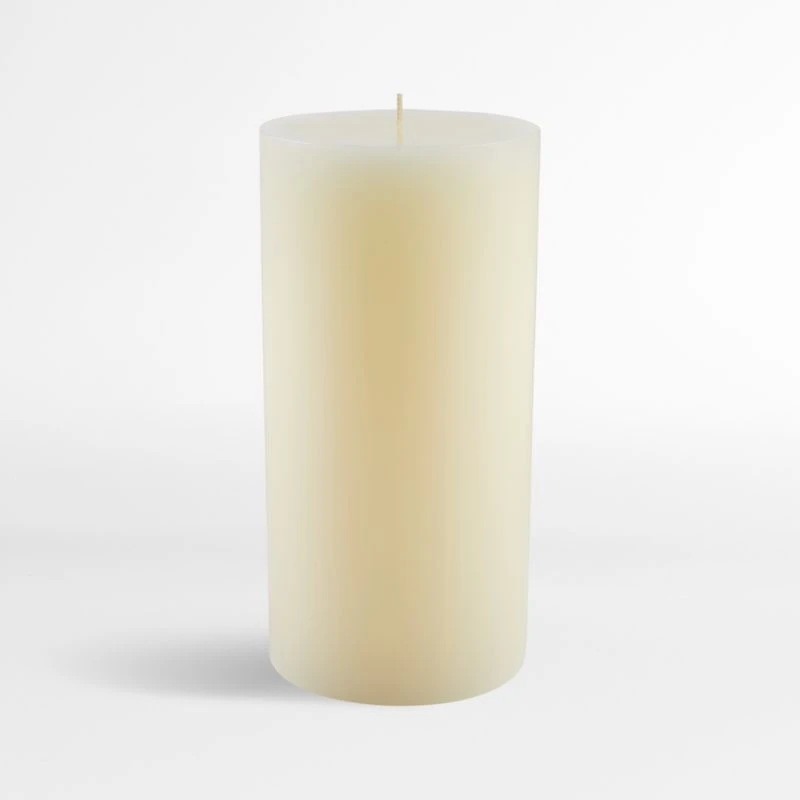 Ivory Pillar Candle 4"x8"