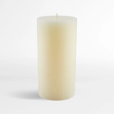 Ivory Pillar Candle 4"x8"