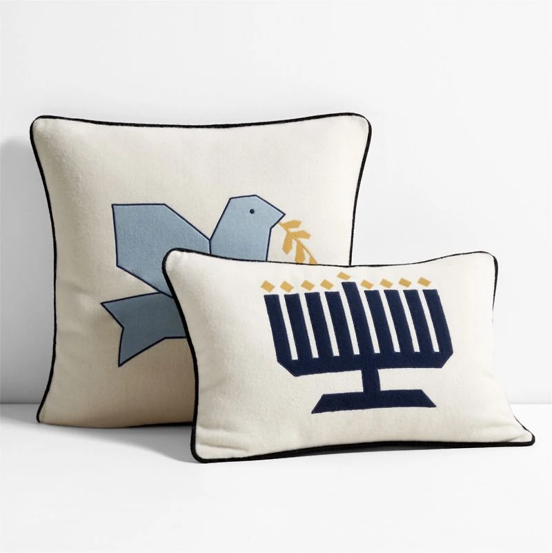 Dove 23"x23" Deep Indigo Blue Multi Throw Pillow Cover by Joan Anderson
