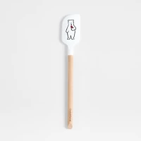 Arctic Bear Silicone and Wood Spatula by Joan Anderson