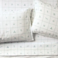 Crewe Blue Coastline Supersoft Organic Cotton Kids Full Sheet Set by Jake Arnold