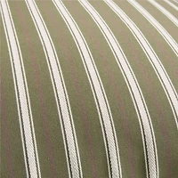 Forne 23"x23" Dark Parsnip Green Stripe Outdoor Throw Pillow by Jake Arnold