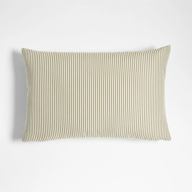 Harman 24"x16" Cream Stripe Outdoor Throw Pillow by Jake Arnold