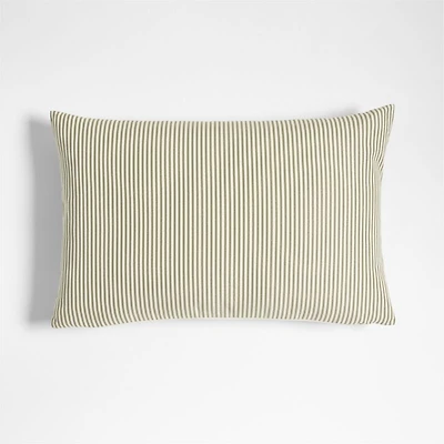 Harman 24"x16" Cream Stripe Outdoor Throw Pillow by Jake Arnold