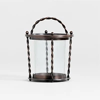 Langdon Burnished Bronze Indoor/Outdoor Lantern 16" by Jake Arnold