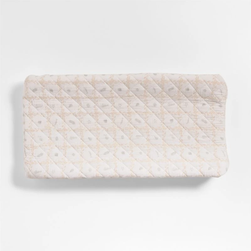 Lulot Green Seascape Supersoft Baby Changing Pad Cover by Jake Arnold