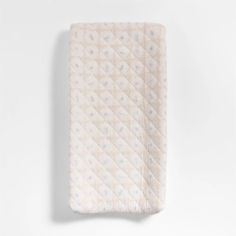 Lulot Green Seascape Supersoft Baby Changing Pad Cover by Jake Arnold