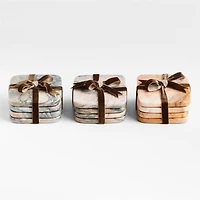Pink Marble Coasters by Jake Arnold, Set of 4