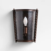 Norbury Metal Indoor/Outdoor Wall Sconce Light by Jake Arnold