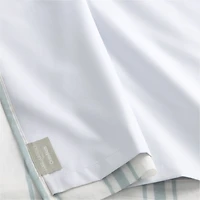 Rhodes Blue Yarndye Stripe Blackout Curtain Panel 44" x 63" by Jake Arnold