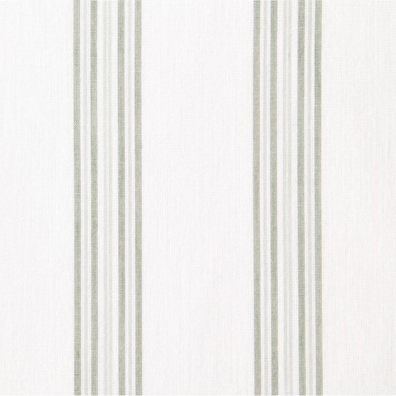 Rhodes Green Yarndye Stripe Blackout Curtain Panel 44" x 63" by Jake Arnold