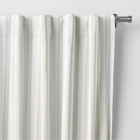 Rhodes Green Yarndye Stripe Blackout Curtain Panel 44" x 63" by Jake Arnold
