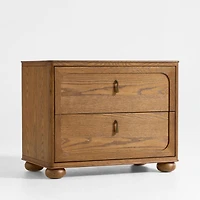 Thurloe Oak Wood Kids Nightstand by Jake Arnold