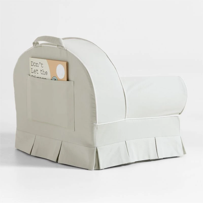 Whittle Beach Glass Green Small Kids Lounge Nod Chair by Jake Arnold
