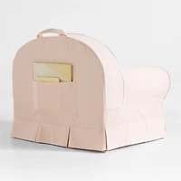 Whittle Seashell Pink Large Kids Lounge Nod Chair by Jake Arnold