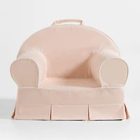 Whittle Seashell Pink Kids Lounge Nod Chair by Jake Arnold