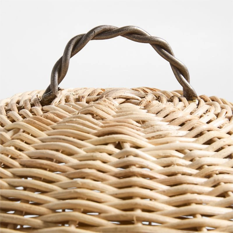 Wicker Serving Tray with Lid By Jake Arnold