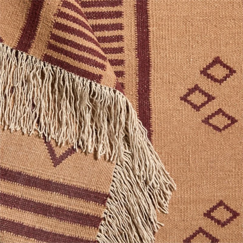 Hancock Park Wool Flatweave Kids Area Rug 5'x8' by Jeremiah Brent