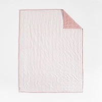 Heirloom Embroidered Organic Cotton Velvet Kids Full/Queen Quilt by Jeremiah Brent