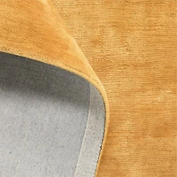 Narrative Dutch Yellow Wool and Tencel Kids Area Rug 6'x9' by Jeremiah Brent
