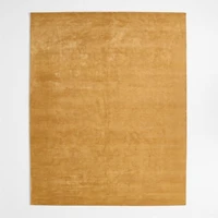 Narrative Dutch Yellow Wool and Tencel Kids Area Rug 6'x9' by Jeremiah Brent