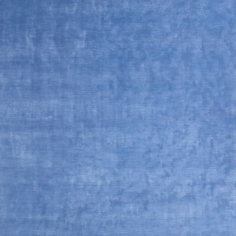Narrative Marine Blue Wool and Tencel Kids Area Rug 5'x8' by Jeremiah Brent