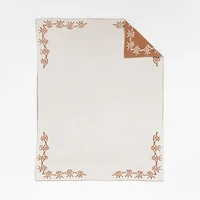 Treasured Soft Brown Reversible Cashmere Blend Baby Stroller Blanket by Jeremiah Brent