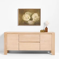 "Hydrangeas" by Jess Engle 32"x24" Framed Wall Art Print
