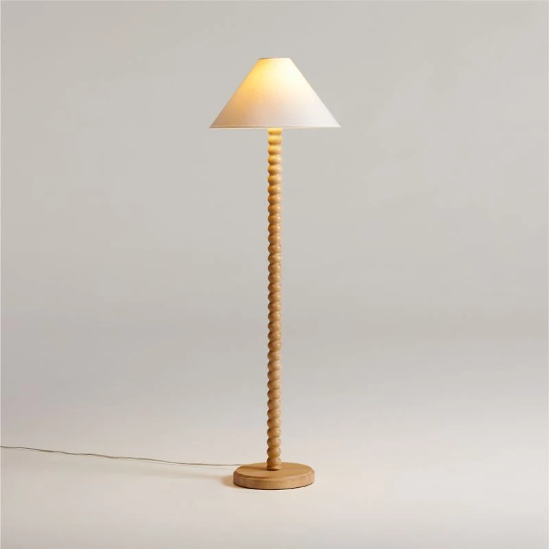 Jenny Lind Maple Wood Kids Floor Lamp